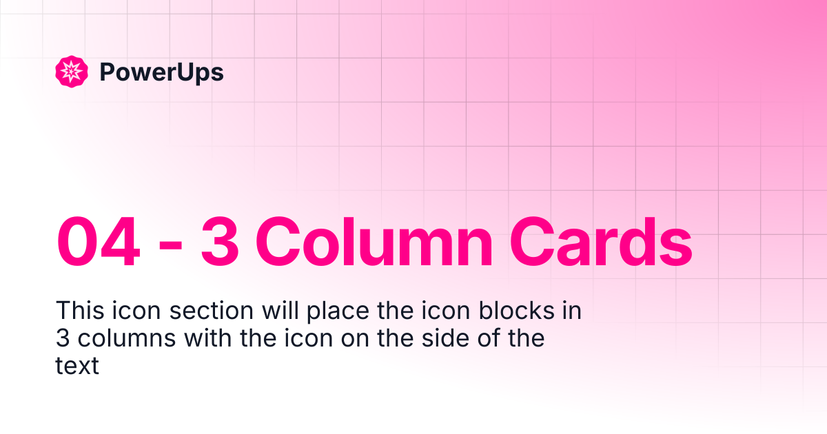 04 - 3 Column Cards | Kit | PowerUps